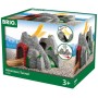 BRIO Tunel kamenný se zvukem doplněk k vláčkodráze na baterie Zvuk