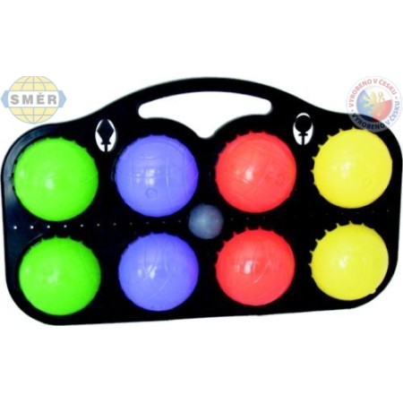 SMĚR HRA Petanque 8 koulí plast * petangue koule sada