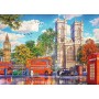 TREFL PUZZLE PREMIUM Čas na čaj Pohled na Londýn 69x48cm 1000 dílků