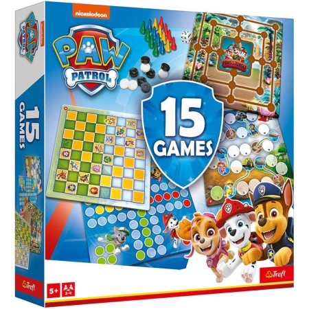 TREFL Hra sada 15 her Tlapková Patrola (Paw Patrol) *SPOLEČENSKÉ HRY*