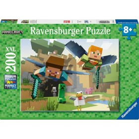 RAVENSBURGER Puzzle XXL Minecraft Dobrodružství 200 dílků 49x36cm
