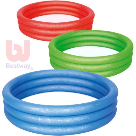 BESTWAY Bazén dětský kulatý tříkomorový 152x30cm nafukovací brouzdaliště
