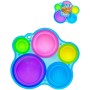 Hra Pop It antistresová Bubble Pops silikon 5 maxi bublin *SPOLEČENSKÉ HRY*