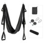 ACRA Závěs na Yogu s popruhy černý Aero Yoga (Aerojóga)