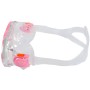ACRA Šnorchlovací dětský set Maska Šnorchl Ploutve 3v1 růžový
