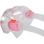 ACRA Šnorchlovací dětský set Maska Šnorchl Ploutve 3v1 růžový