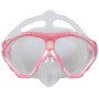 ACRA Šnorchlovací dětský set Maska Šnorchl Ploutve 3v1 růžový