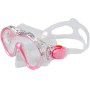 ACRA Šnorchlovací dětský set Maska Šnorchl 2v1 růžový