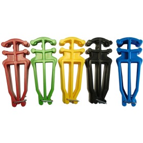 ACRA Nosič lyží a hůlek držák set 1 pár různé barvy plast