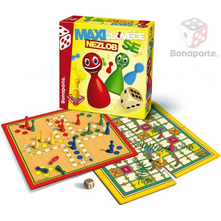 BONAPARTE Hra Maxi Člověče, nezlob se/Velké putování 2v1 *SPOLEČENSKÉ HRY*