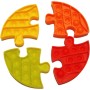 Hra Pop It puzzle antistresové 3 dílky skládačka Bubble Pops 3 druhy