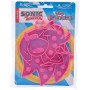 Hra Pop It antistresová klíčenka Bubble Pops Ježek Sonic silikon 3 druhy