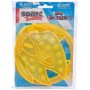 Hra Pop It antistresová klíčenka Bubble Pops Ježek Sonic silikon 3 druhy