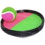 ACRA Hra Catch ball set 2 talíře s míčkem na suchý zip 20cm