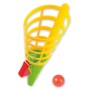 LENA Hra catch ball set 2 vystřelovací košíčky + 2 míčky chytání míčků
