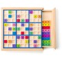 POPULAR DŘEVO Hra Sudoku stolní logická *DŘEVĚNÉ HRAČKY*