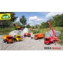 LENA GIGA TRUCKS Auto Mercedes hasiči s vodním dělem stříká vodu