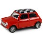Auto Mini Cooper retro kovové 11cm zpětný chod 4 barvy
