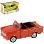 Auto Trabant kabriolet retro kovový na setrvačník v krabici 2 barvy