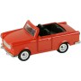Auto Trabant kabriolet retro kovový na setrvačník v krabici 2 barvy