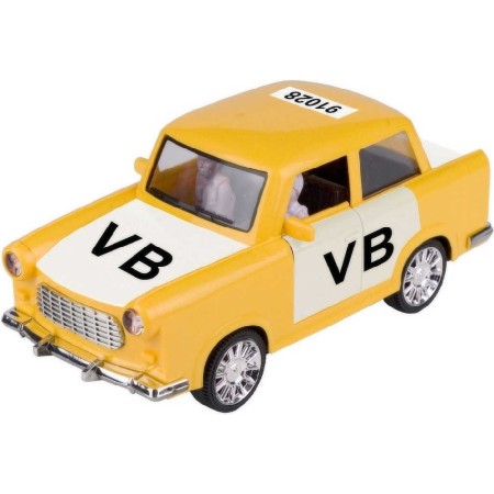 Auto City Collection retro policie VB na setrvačník na baterie Světlo Zvuk