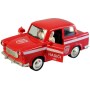 Auto retro požární hasiči na setrvačník na baterie Světlo Zvuk plast