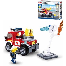 SLUBAN Fire Auto off-road s vodním dělem 192 dílků + 2 figurky STAVEBNICE