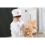KARNEVAL Šaty doktor bílý plášť + čepice *KOSTÝM*
