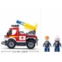SLUBAN Fire Auto off-road s vodním dělem 192 dílků + 2 figurky STAVEBNICE