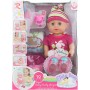 Panenka miminko 30cm pije čůrá set s plínkami a nočníkem na baterie Zvuk