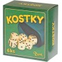 Hra Kostky hrací set 6ks s kelímkem plast v krabici