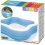 INTEX Bazén nafukovací rodinný 229x229cm čtvercový 2 barvy 57495