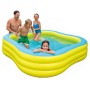 INTEX Bazén nafukovací rodinný 229x229cm čtvercový 2 barvy 57495
