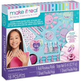 MAKE IT REAL Stylingový dětský set Bling na úpravu a zdobení nehtů