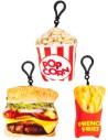 PLYŠ Přívěsek Fast Food 10cm s klipem klíčenka různé druhy *PLYŠOVÉ HRAČKY*