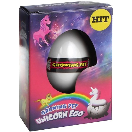 Vejce jednorožec zvířátko ve vejci rostoucí a líhnoucí se ve vodě