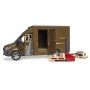 BRUDER 02678 Auto Mercedes Benz Sprinter logistický set s figurkou a doplňky