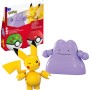 Pokémon Megablok set 2x Pokéball Pikachu + Ditto stavebnice 42 dílků