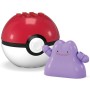 Pokémon Megablok set 2x Pokéball Pikachu + Ditto stavebnice 42 dílků