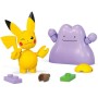 Pokémon Megablok set 2x Pokéball Pikachu + Ditto stavebnice 42 dílků