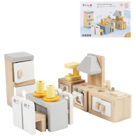 VIGA DŘEVO PolarB Nábytek kuchyň a jídelna doplněk do domečku pro panenky