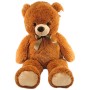 PLYŠ Medvěd hnědý 90cm s mašlí *PLYŠOVÉ HRAČKY*