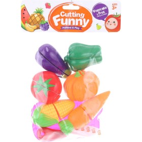 Kuchyňská sada krájecí zelenina na suchý zip set s nožíkem a prkýnkem plast