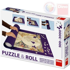 DINO Podložka na skládání a úschovu puzzle nová rolovací pro 500-3000 dílků