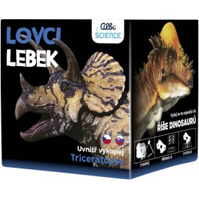 ALBI Science Lovci lebek Triceratops vykopej a vystav si lebku dinosaura