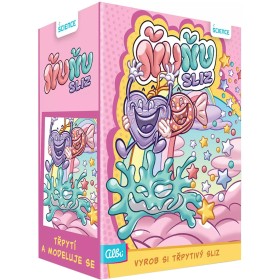 ALBI SCIENCE Ňuňu sliz kreativní set výroba slizu v plechovce
