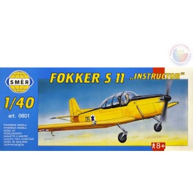 SMĚR Model letadlo Fokker S11 Inst 1:40 (stavebnice letadla)