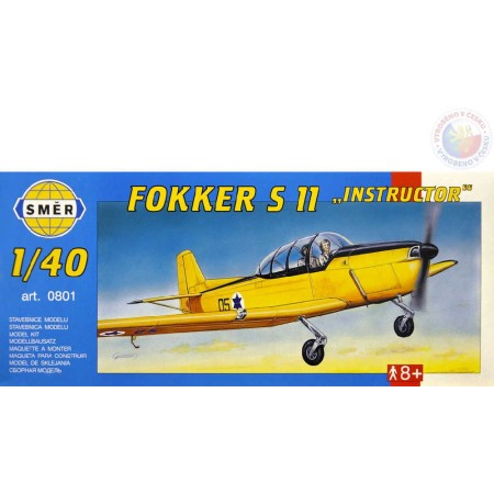 SMĚR Model letadlo Fokker S11 Inst 1:40 (stavebnice letadla)