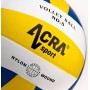 ACRA Míč volejbalový Rubber Volleyball velikost 5 bílo-žluto-modrý