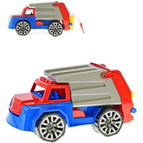 Auto nákladní barevné 32cm popeláři funkční volný chod na písek plast